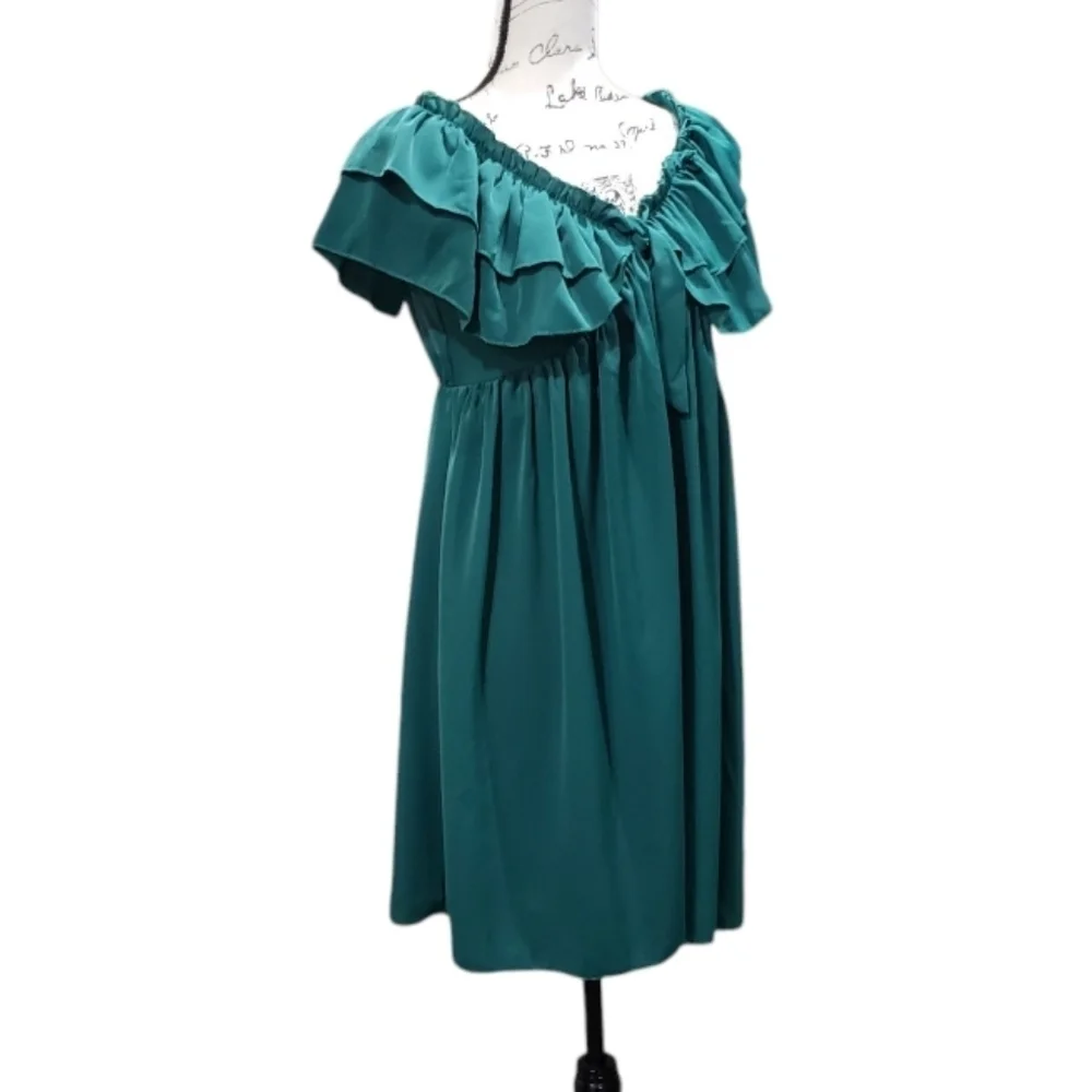 Shein Off The Shoulder Ruffle Dress - Picture 3 of 5